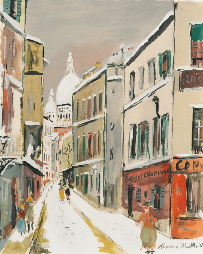  Suzanne Valadon —— VILLAGE INSPIRé. PARIS, CHEZ L'AUTEUR, 1950.